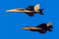 F-35C Lightning II & F/A-18F Super Hornet